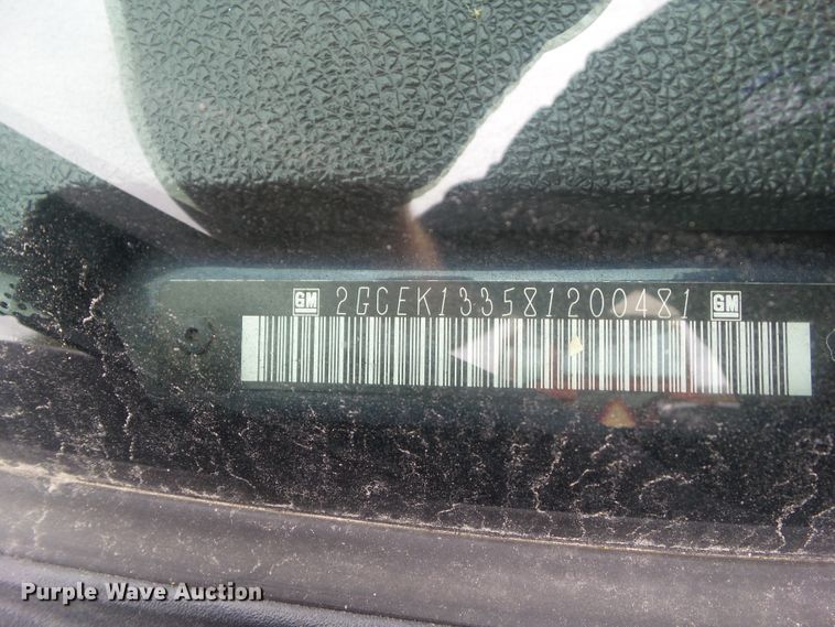 image for item EM9805 2008 Chevrolet Silverado 1500 Crew Cab pickup truck