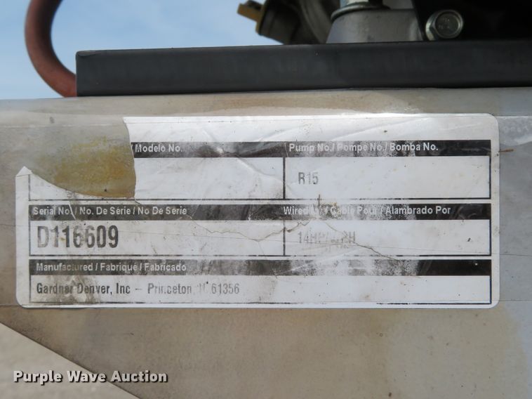 image for item EV9725 Gardner Denver HGR7-3K air compressor