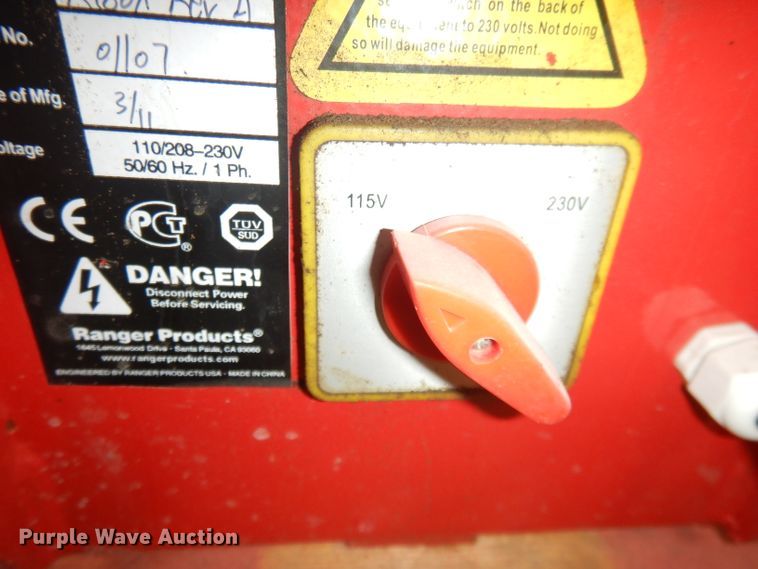 image for item FA9294 Ranger 980X rim clamp tire machine