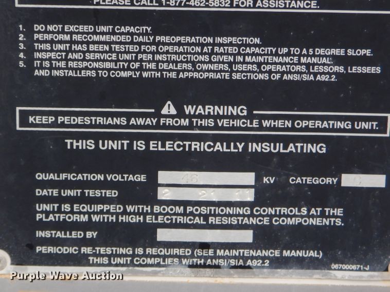 image for item FC9847 2009 Ford F550 bucket truck