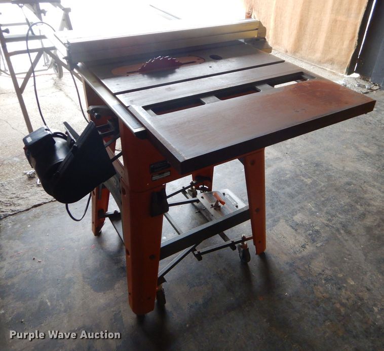 image for item FC9858 Ridgid TS3650 table saw