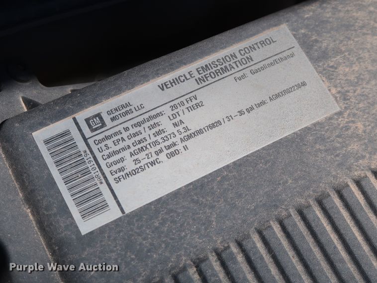 image for item FE9742 2010 Chevrolet Tahoe SUV