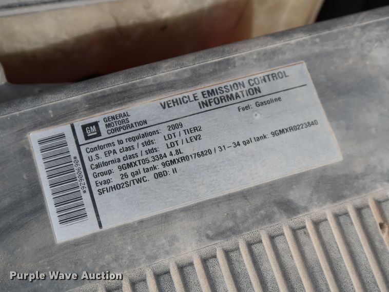 image for item FE9746 2009 GMC Sierra 1500 pickup truck