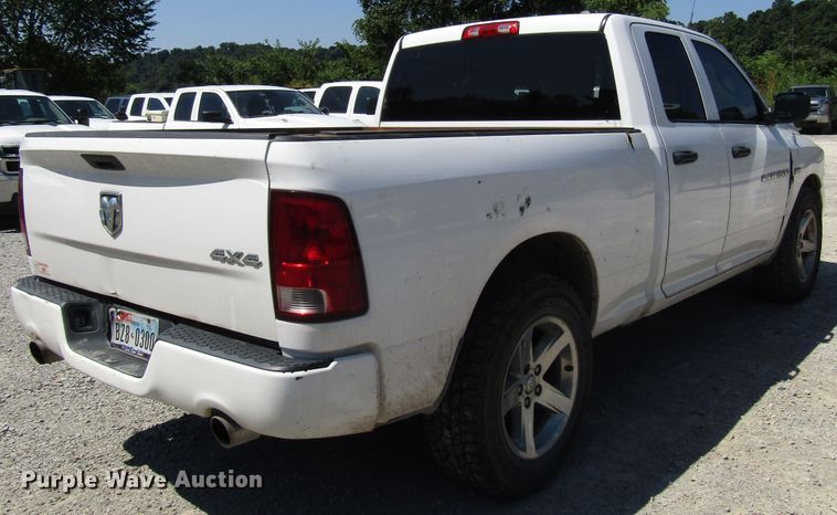 image for item FJ9702 2012 Dodge Ram 1500 Quad Cab pickup truck