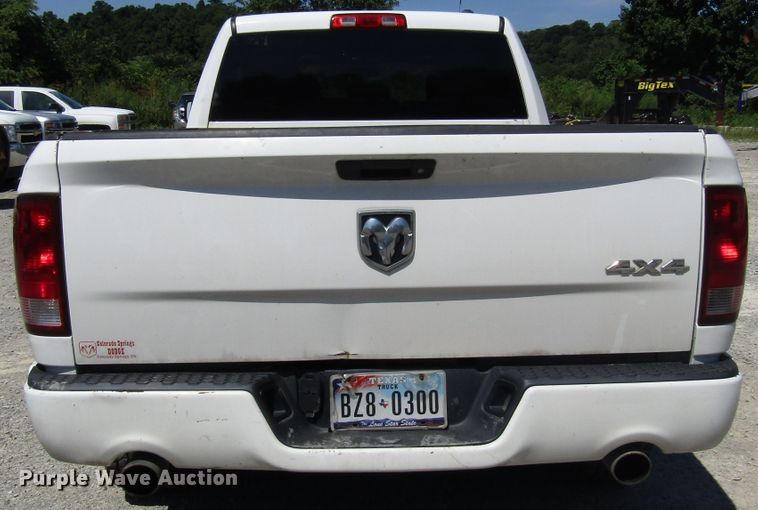 image for item FJ9702 2012 Dodge Ram 1500 Quad Cab pickup truck