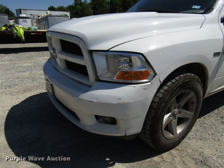 image for item FJ9702 2012 Dodge Ram 1500 Quad Cab pickup truck