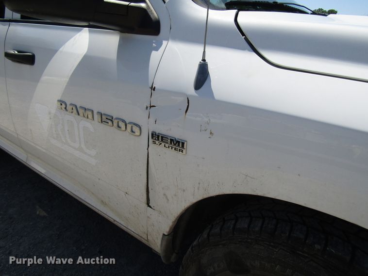 image for item FJ9702 2012 Dodge Ram 1500 Quad Cab pickup truck