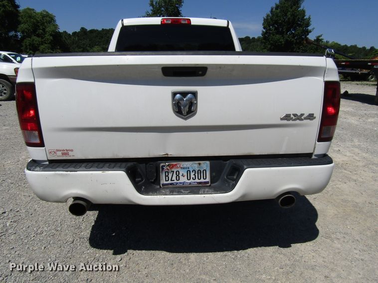 image for item FJ9702 2012 Dodge Ram 1500 Quad Cab pickup truck