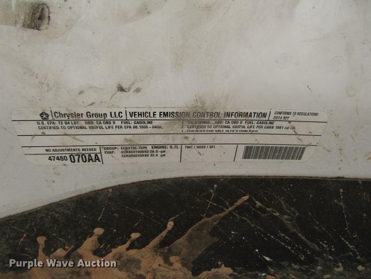 image for item FJ9703 2014 Dodge Ram 1500 Crew Cab pickup truck