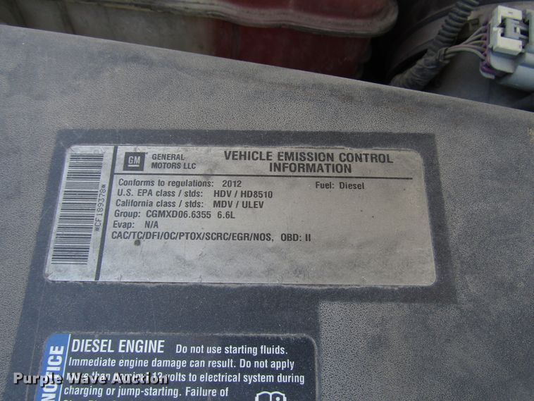 image for item FJ9705 2012 Chevrolet Silverado 2500HD Crew Cab pickup truck