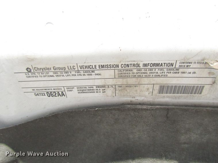 image for item FJ9723 2013 Dodge Ram 1500 Quad Cab pickup truck