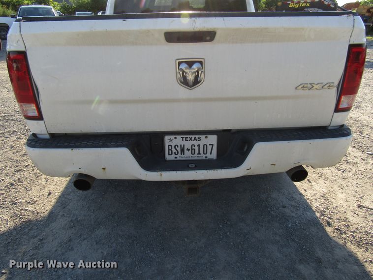 image for item FJ9723 2013 Dodge Ram 1500 Quad Cab pickup truck