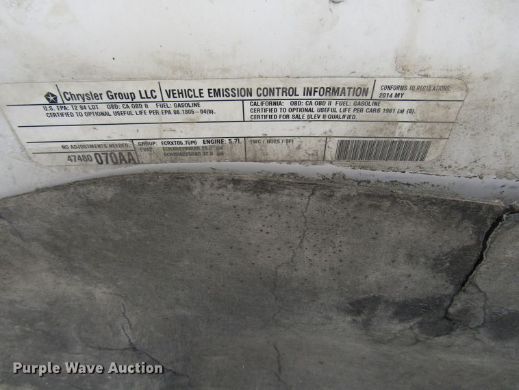 image for item FJ9733 2014 Dodge Ram 1500 Crew Cab pickup truck