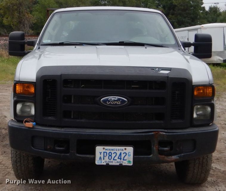 image for item FU9423 2009 Ford F350 Super Duty SuperCab utility bed pickup truck