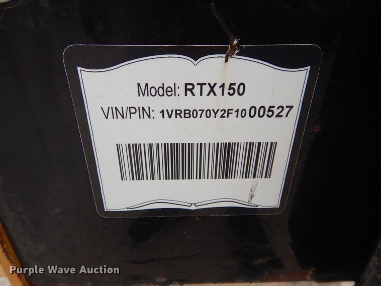 image for item FX9253 2015 Vermeer RTX150 trencher