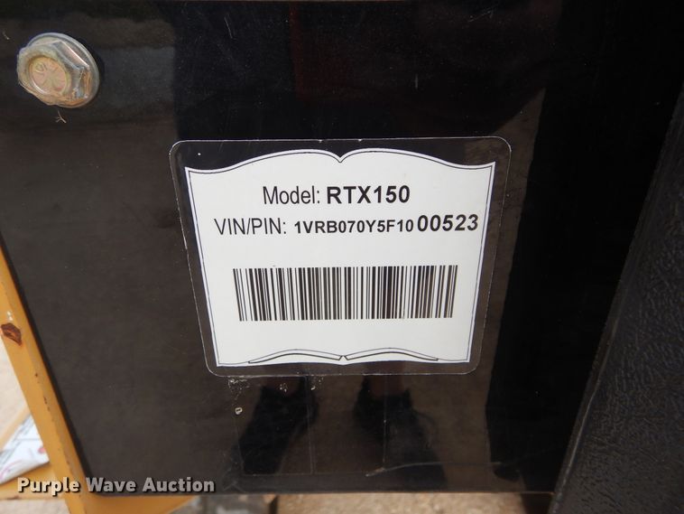 image for item FX9254 2015 Vermeer RTX150 trencher