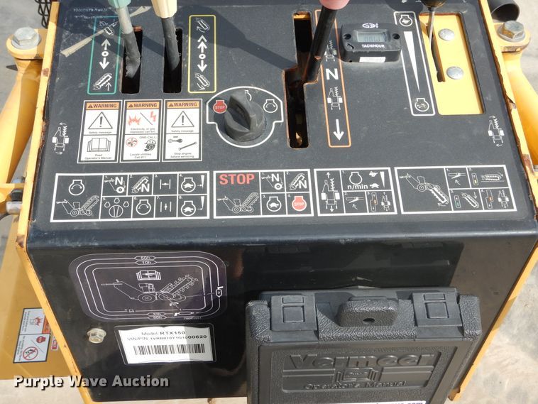 image for item FX9255 2016 Vermeer RTX150 trencher