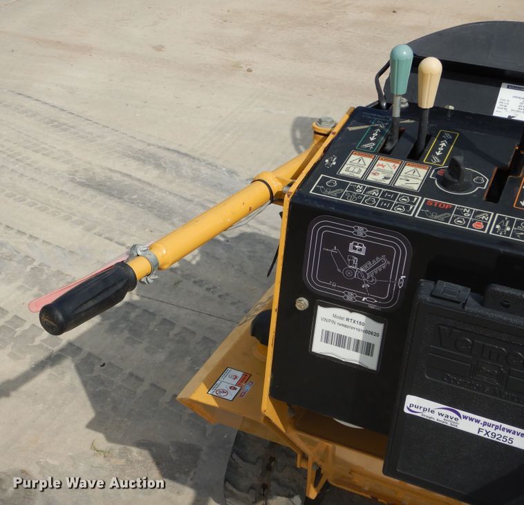 image for item FX9255 2016 Vermeer RTX150 trencher