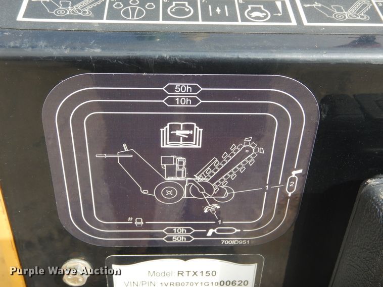 image for item FX9255 2016 Vermeer RTX150 trencher