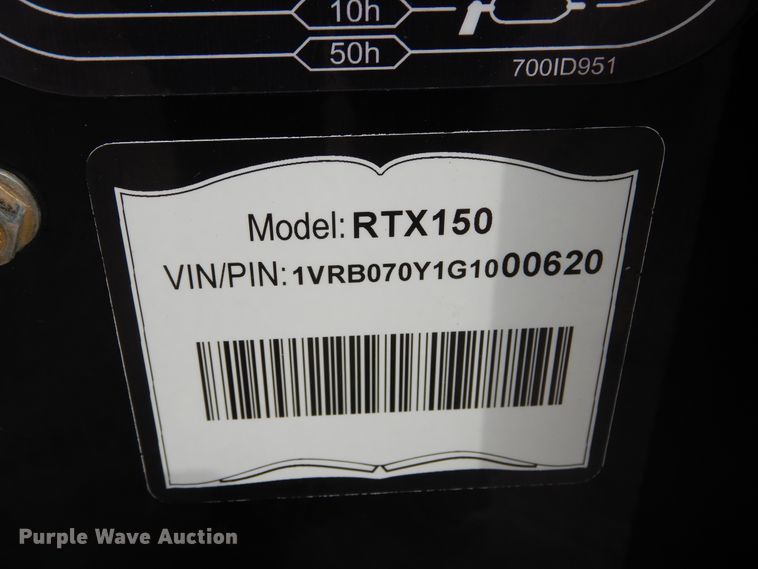 image for item FX9255 2016 Vermeer RTX150 trencher