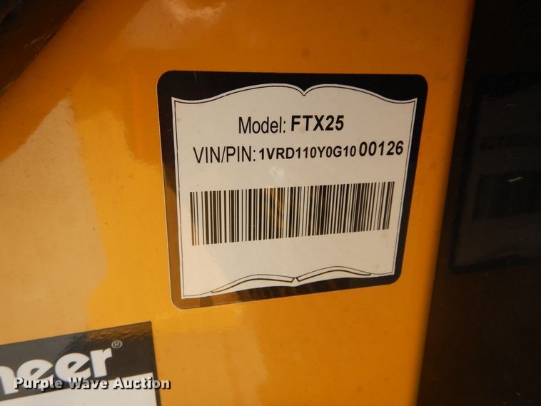 image for item FX9257 2016 Vermeer FTX25 trencher