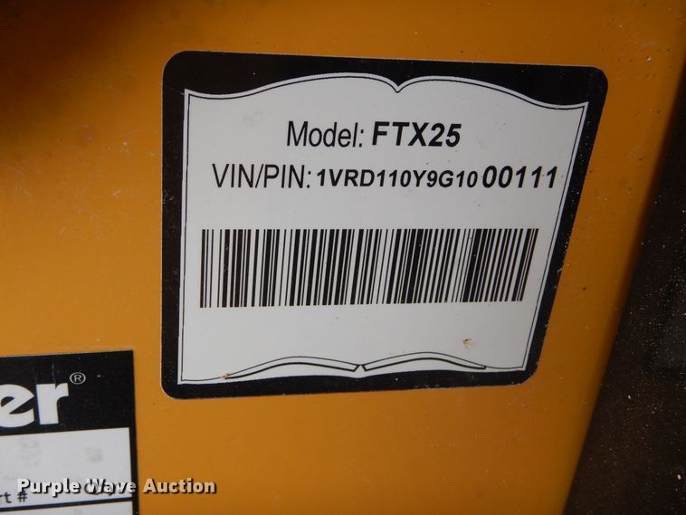 image for item FX9258 2016 Vermeer FTX25 trencher