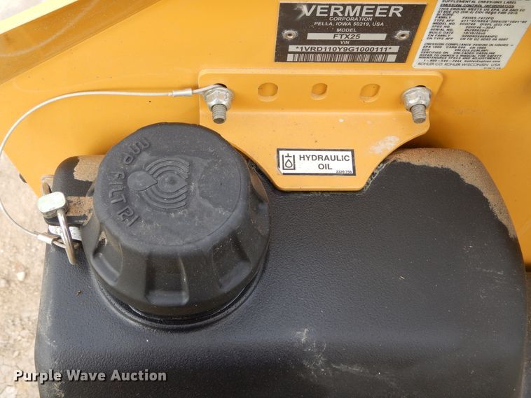 image for item FX9258 2016 Vermeer FTX25 trencher