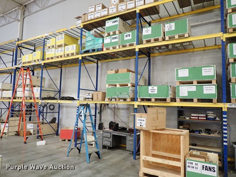 Steel pallet racking in Wichita, KS | Item GB9388 sold | Purple Wave