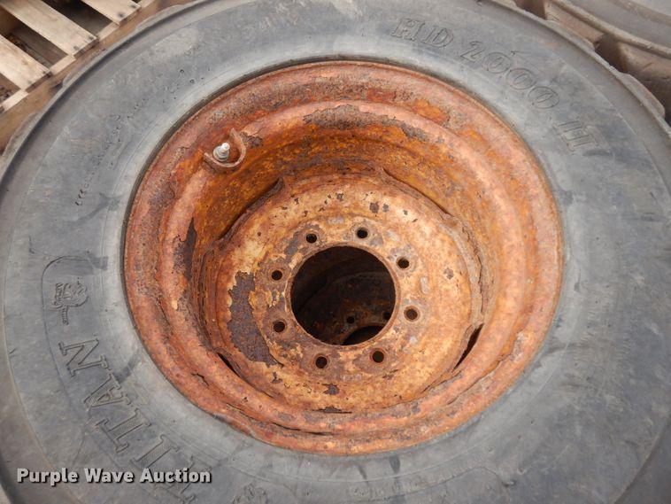 image for item GG9104 (4) 12-16.5 tires and wheels