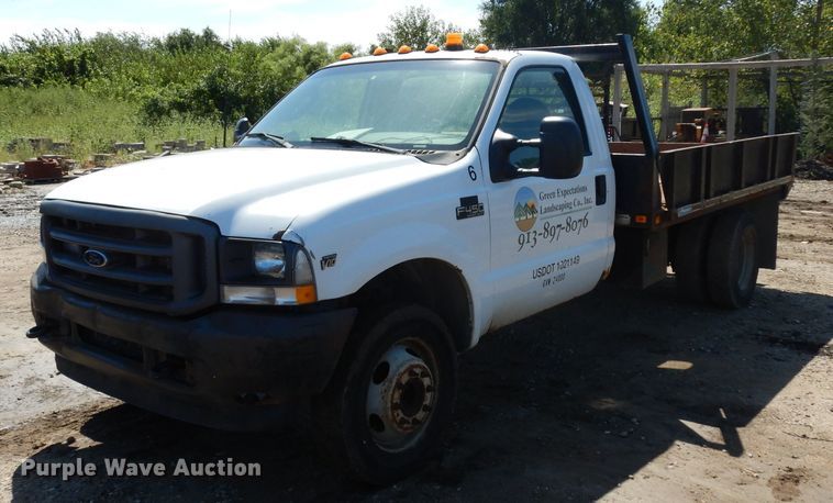 image for item GG9127 2003 Ford F450 Super Duty flatbed truck