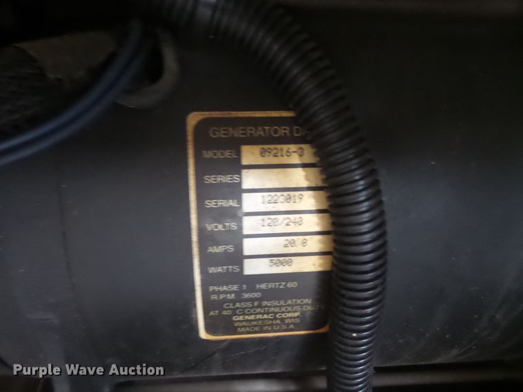 image for item GJ9771 Generac generator