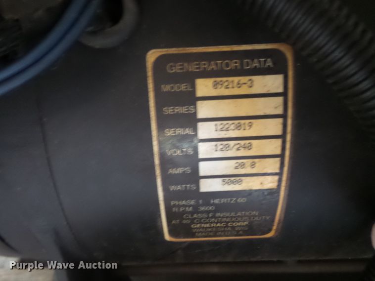 image for item GJ9771 Generac generator