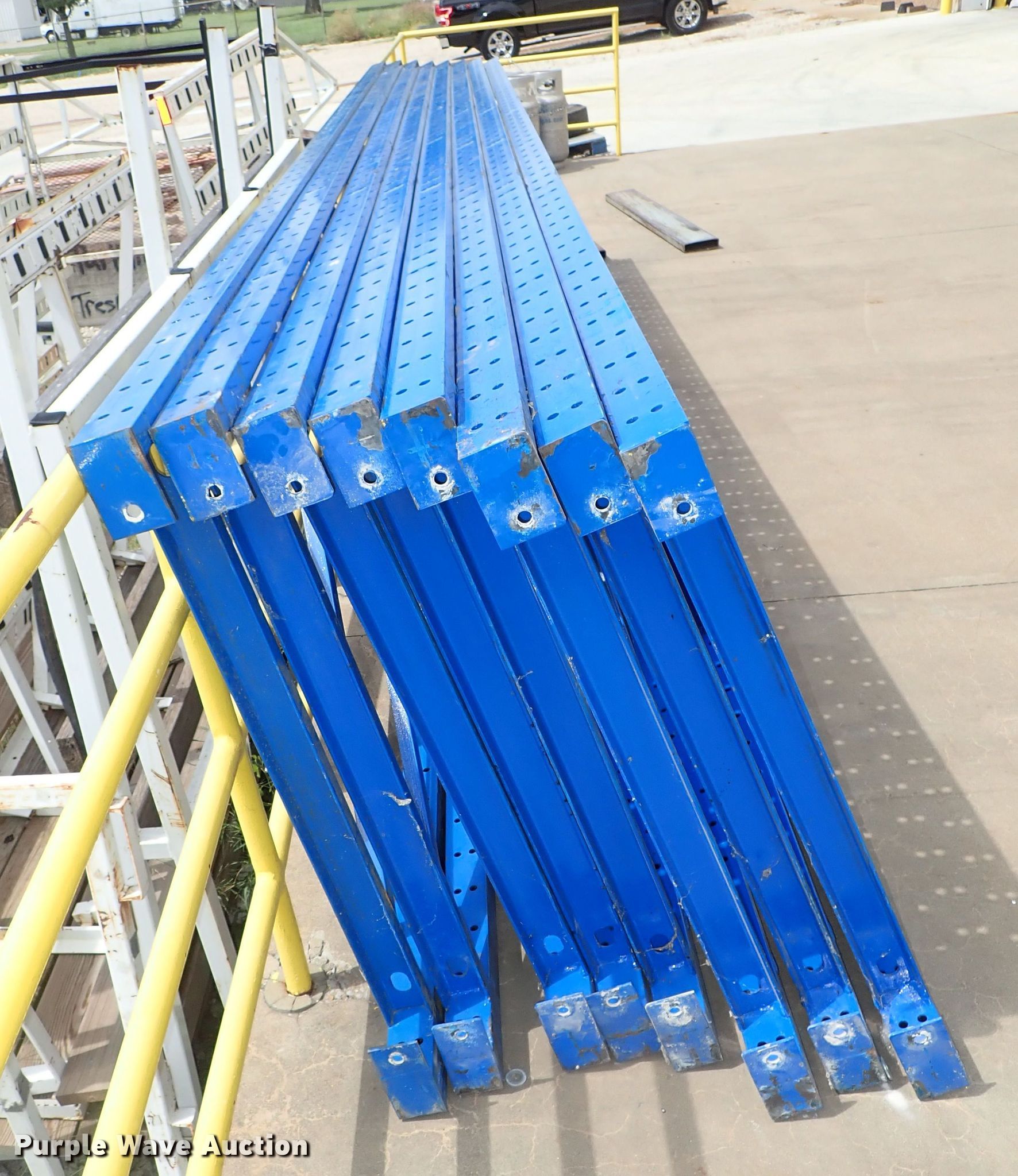 Steel pallet racking in Wichita, KS Item GB9385 sold Purple Wave