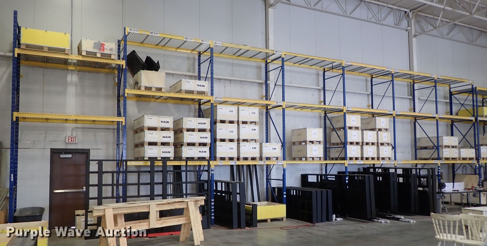 Steel pallet racking in Wichita, KS | Item GB9387 sold | Purple Wave