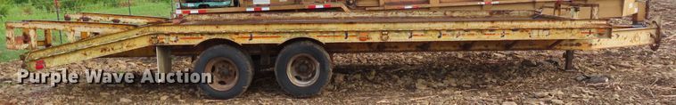 image for item DD6398 1986 CZ CZ20KT equipment trailer