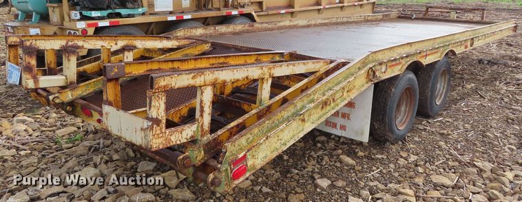 image for item DD6398 1986 CZ CZ20KT equipment trailer