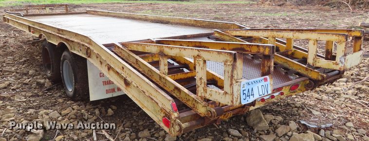 image for item DD6398 1986 CZ CZ20KT equipment trailer