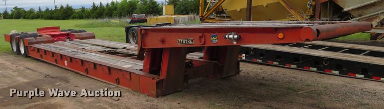 image for item DD7049 1995 Etnyre low boy equipment trailer
