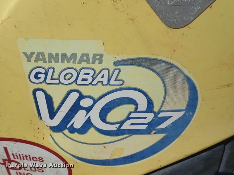 image for item DE0947 2007 Yanmar VIO27-3 excavator