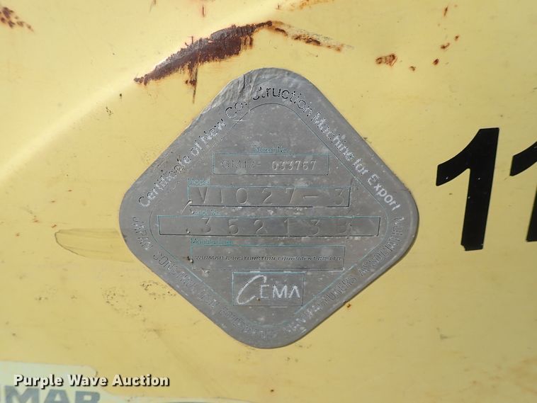 image for item DE0947 2007 Yanmar VIO27-3 excavator