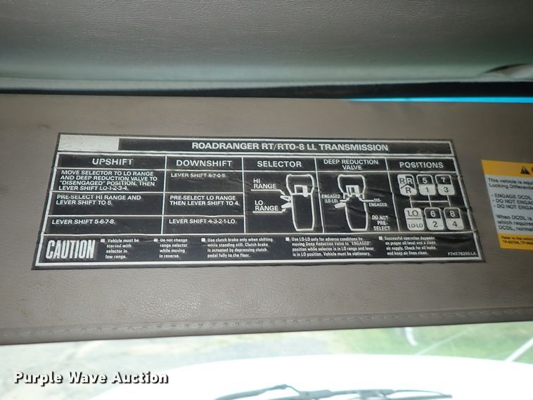 image for item DE0948 2002 Sterling Acterra flatbed truck