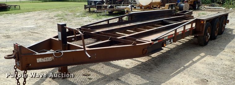 image for item DE0952 2008 Belshe equipment trailer