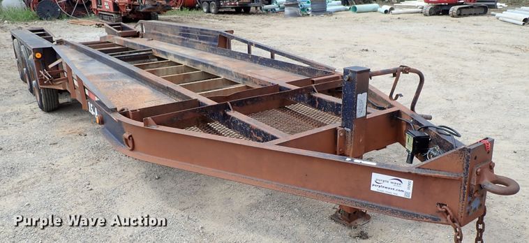 image for item DE0952 2008 Belshe equipment trailer