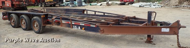 image for item DE0952 2008 Belshe equipment trailer