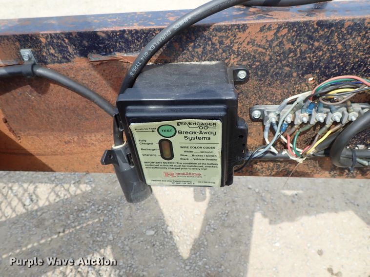 image for item DE0952 2008 Belshe equipment trailer