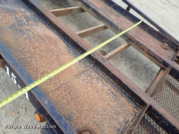 image for item DE0952 2008 Belshe equipment trailer