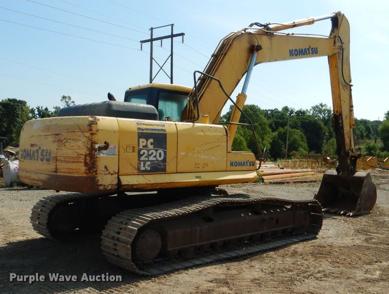 image for item DE4009 2003 Komatsu PC220LC excavator