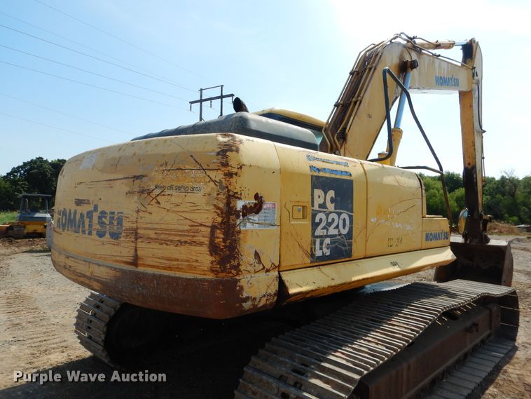 image for item DE4009 2003 Komatsu PC220LC excavator