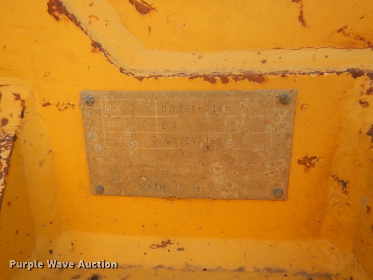 image for item DE4013 2006 Komatsu D37EX-21A dozer