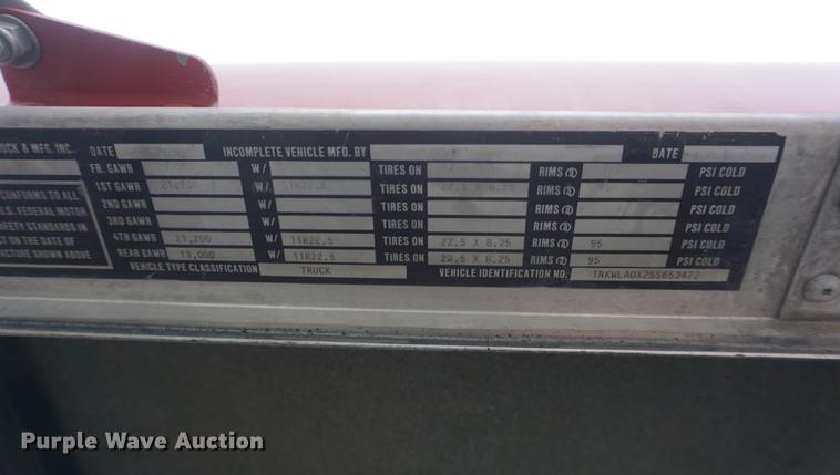 image for item DF7644 1995 Kenworth W900B ready mix truck